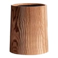 thumbnail image 2 of BRIGHTFUFU Bote de basura grande redondo, contenedor de basura de grano de madera de simulación, contenedor de residuos para cocina y sala de estar, 2 of 7