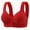 Red, variant on CHGBMOK Push up Bras for Women Wirefree Everyday Bralette Underwear Daily Wear