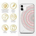thumbnail image 4 of TPU Clear Case for iPhone 13 Mini with Half Anna Mandala design phone cover, 4 of 7
