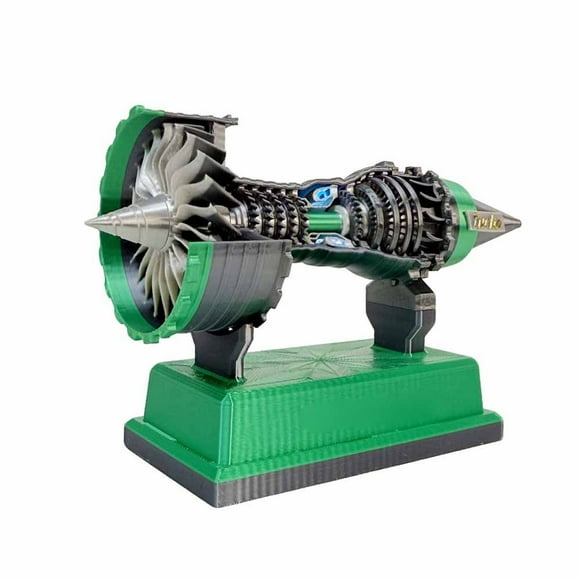 Modelo de Motor Turbofán Tr900, Pieza de Exhibición Detallada y Funcional