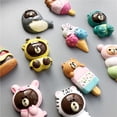 thumbnail image 2 of justharion Cute Refrigerator Magnets for Whiteboard Office Photos Notes Kitchen Decor Fridge Ornament, 2 of 7