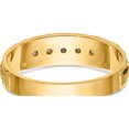 thumbnail image 5 of 14K Yellow Gold Aa Quality Trio Mens Complete Wedding Band (Size 10) Made In United States x8304aa-g, 5 of 5