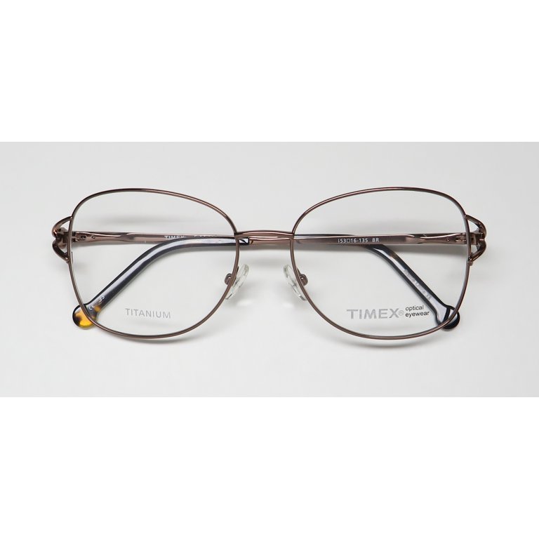 TIMEX 6:14 AM TITANIUM OVERSIZED LENSES THIN DURABLE RARE