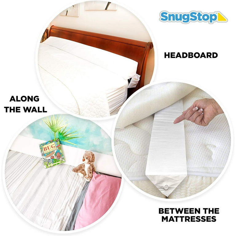 SnugStop Bed Wedge Mattress Wedge King Headboard Pillow Gap Filler Between  Your