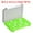 Green, variant on Uxcell Waterproof Fishing Lure Box Fish Tackle Accessory Storage Container Red 1Pcs