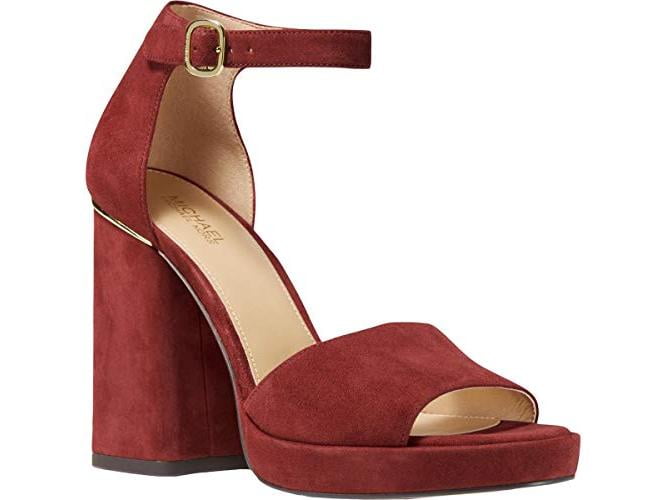 michael kors block heels