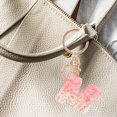 thumbnail image 3 of FELTECHELECTR 2 llaveros con inicial elegante, llavero decorativo con letra inicial del alfabeto, colgante para bolso de mano, colgante para bolso., 3 of 6