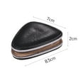thumbnail image 3 of Guitar Picks Holder Case Bag PU Synthetic Leather with 6pcs Celluloid Picks String Instrument Accessories, 3 of 8