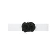 thumbnail image 1 of Cinturón elástico de doble flor de chiffon grande para mujer INSPIRE CHIC, elegante para vestido, 26.8x2.4 pulgadas, negro, 1 of 6