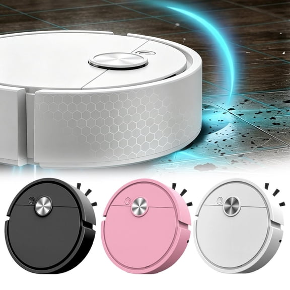 CozeLy Robot Vacuum Compact Mini Robot Vacuum Cleaner Rechargeable Multifunctional Automatic Sweeping Machine for Hard Floors Pet Hair and Everyday Cleaning