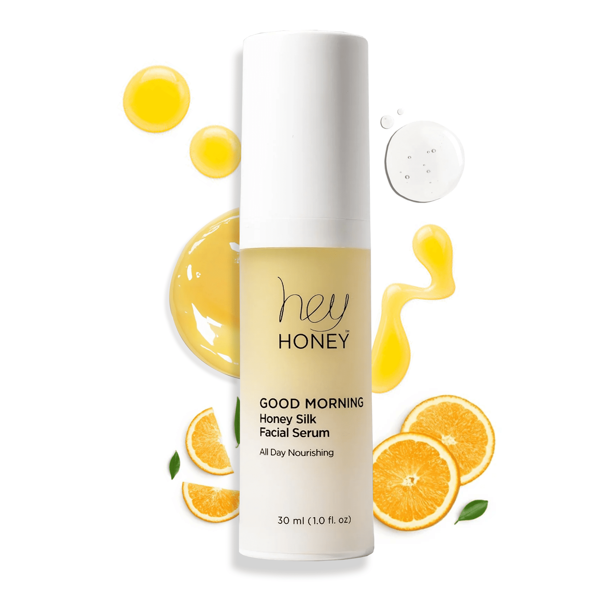 Hey Honey Good Morning Honey Silk Facial Serum – Smooths Fine Lines, Hydrates & Brightens, 1 oz | 30 mL