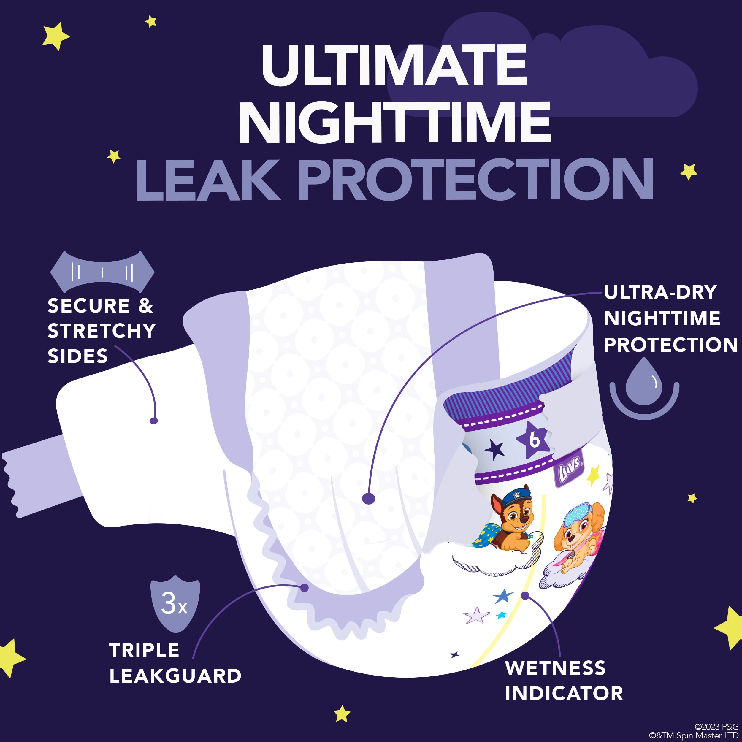 Luvs Overnights Diapers Size 5, 64 Count (Select for More Options)