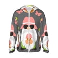 thumbnail image 2 of Lsque Summer Gnome 1 UPF 50+ Lightweight Sun Protection Men's Women's Long Sleeve Shirt, Hoodie Performance -X-Large, 2 of 9