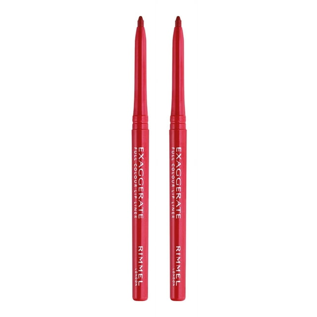 Delineador de Labios Rimmel Exaggerate Red Diva Automático 2 Unidades