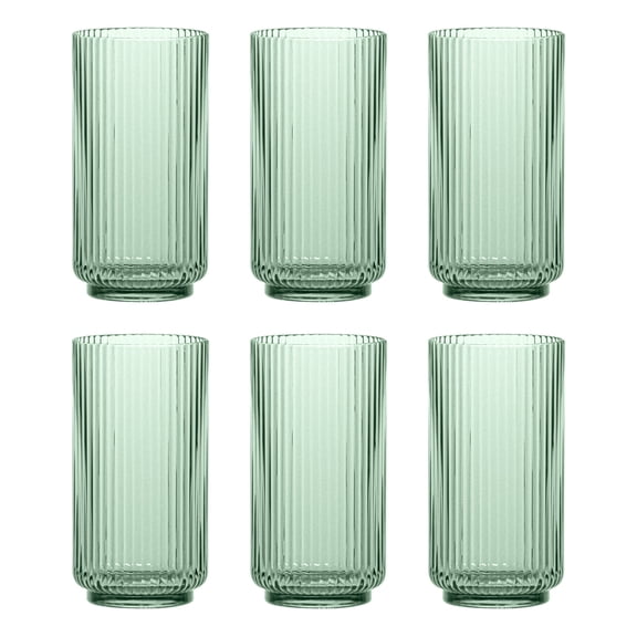 Mesa Acrylic Drinking Glass - Sage Green - 22 oz - Set of 6