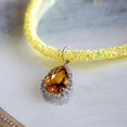 thumbnail image 1 of Collar con letra de burbuja chapado en oro de 14 k Yashi, 1 of 5