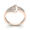 thumbnail image 3 of Genuine 2ctw Round Cut Diamond Ladies Accents Anniversary Wedding Band Solid 14K Rose, White or Yellow Gold GH SI1, 3 of 3