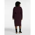 thumbnail image 2 of Terra & Sky Women's Plus Sweater Skirt Two Piece Set, 0X to 5X, 2 of 4
