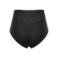 thumbnail image 6 of YEAHDOR Womens High Waist Fitness Yoga Shorts High Waist Stretchy Tight Shorts Gym Dance Booty Shorts Black M, 6 of 7