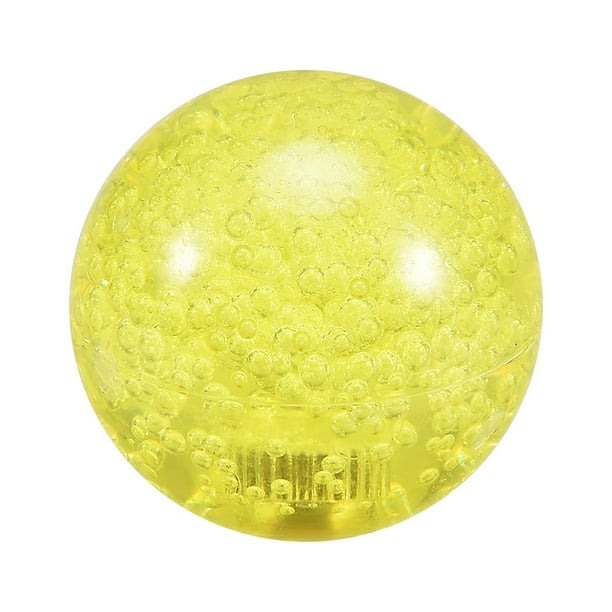 Reemplazo de partes de juego de lucha de arcade con mango de bola redonda de joystick amarillo cristal