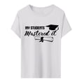 thumbnail image 6 of MEICHEN Graduation Gifts for Her: Senior 2026 Shirts Class Of 2026 T Shirt In My Senior Causal College Graduation Teacher Tee Tops Womens Spring Summer Tops, 6 of 6