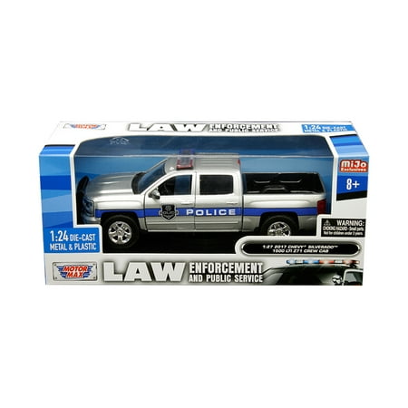 Police Service Stripes 2017 Chevrolet Silverado 1500 LT Z71 Crew Cab Police Silver