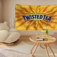 thumbnail image 3 of Funny Twisted Tea Tapestry 3X5FT University Residence Room Logo Fun Room Tapestry Party Outdoor Interior Decoration, 3 of 7