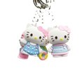 thumbnail image 5 of En stock, venta al por mayor, diario de vestir de dibujos animados, llavero de gato KT, muñeca estéreo de Hello Kitty, llavero, llavero de coche, 5 of 5