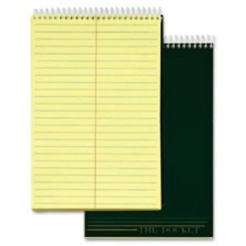 Steno Pad, Gregg Ruled, 100 Sheets, 6""x9"", Canary Paper, Sold as 1 Each