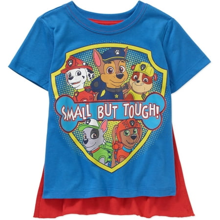 Paw Patrol Toddler Boy Small But Tough Short Sleeve Caped Tee