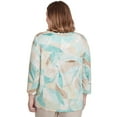 thumbnail image 2 of Alfred Dunner Womens Plus-Size Stained Glass Crew Neck Top, 2 of 4