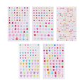 thumbnail image 1 of 5 Sheets DIY Acrylic Rhinestone Beads Set Crystal Gem Sticker for DIY Craft Scrapbooking, 1 of 7