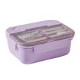 thumbnail image 3 of Fiambrera Bento Macarena Contenedor de almuerzo 42oz Violeta, 3 of 7