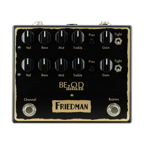 Friedman BE-OD Deluxe Dual Channel Overdrive Pedal