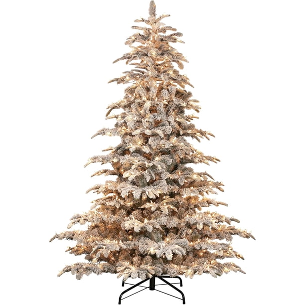 6.5 ft pre - lit slim aspen fir artificial christmas tree: 200/350/450 ...
