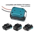 thumbnail image 3 of 10.8V-12V Battery Mount Dock Power Connector With 14Awg Wires Connectors Adapter Tool For Makita Battery DIY, 3 of 9