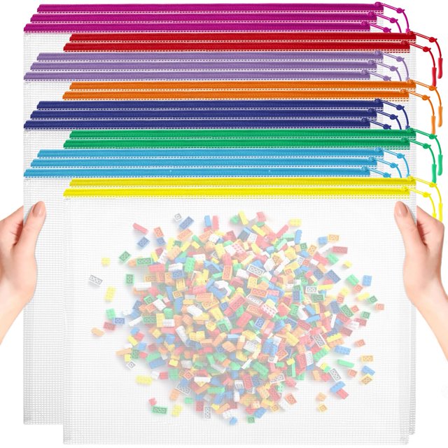 Bolsas de malla con cremallera YOPCDJ A3 42 x 30 cm, 20 unidades para almacenamiento