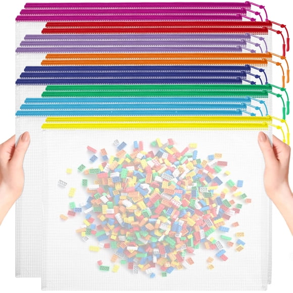 Bolsas de malla con cremallera YOPCDJ A3 42 x 30 cm, 20 unidades para almacenamiento