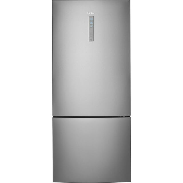 Haier Réfrigérateur à Congélateur Inférieur de 15 Pi3 à Porte à Bascule en Acier Inoxydable HRB15N3BGS
