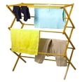 thumbnail image 4 of Ditangy Wooden Clothes Drying Rack for Laundry - Collapsible Folding Bamboo Laundry Drying Rack for Drying Clothes - Heavy Duty Pre Assembled, 4 of 6