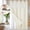 Beige, variant on Vorfor Cream Hookless Shower Curtain with Snap in Liner, Waffle Weave Waterproof Fabric Mesh Mildew Resistant Window Bathroom Curtain, 71" x 75"