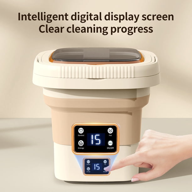 Lavadora de ropa Lavadora portátil con pantalla digital para viajes de negocios