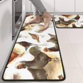 thumbnail image 2 of Kitchen Rugs Sets Of 2,White Chicken Breed Pattern Anti Fatigue Kitchen Mat Rugs Non Slip Washable,Decorative Kitchen Floor Mats for Kitchen,Sink,Laundry,17"x47"+17"x47", 2 of 5