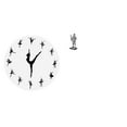 thumbnail image 1 of Reloj De Pared Con Diseño De Caballero Bailarina, Estatua De Bailarina De Ballet, Escultura Silenciosa, Adorno Decorativo Creativo Para Cocina, Oficina, Entrada Del Hogar, Estantería, Regalo, 1 of 8
