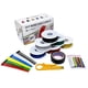 thumbnail image 1 of Carrete de Cable Multifilar Calibre 20 AWG 32.8 Pies (10m) c/u - 6 Colores Kit de Cable Flexible Cal. 20 con Cubierta de Silicona, 392°F 300V Wire Eléctrico de OFC Estañado,22 AWG-6C, 1 of 17