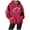 Red, variant on Womens Sweatshirt No Hoodie Womens Hoodie Sweatshirt Zip up Sweater with Colla Shirt Women Light Weight Women's Sweat Shirts Fall for Women Women's Hoodies And Sweatshirts For Fall And Winter Blue XXL