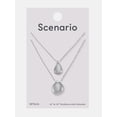 thumbnail image 6 of Scenario Drop Pendant Necklaces, Silver-Tone, 2-Piece Set, 6 of 6