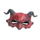 thumbnail image 5 of Máscara de diablo para adultos,Máscara de diablo para disfraz de Halloween para adultos,Máscara de diablo de media cara para fiestas de máscaras,Máscara de cuernos de cabra diabólica para, 5 of 8