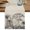 Beige, Gray, Brown, variant on Tropical Forest Table Runner 36 Inches Long,Farmhouse Retro Summer Nature Tree Plants Cotton Linen Table Runners Dresser Scarves,Fabric Tabletop Scarf Furniture Cover for Home Dinner Party 13"x36"