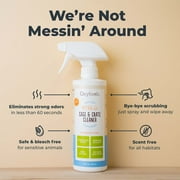 Oxyfresh Premium Cage & Crate Cleaner – Professional Dog Crate & Small Animal & Bird Cage Odor Eliminator – Quickly Cleans, Removes Poop & Deodorizes Pet Odors – Safe & Bleach Free